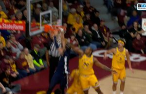Konan Niederhauser de Penn State arroja a Slam volcada contra Minnesota