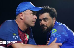 Trofeo Champions 2025 Inglaterra v Afganistán: entrenador Jonathan Trott en valentía de sus jugadores