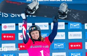 Copa Mundial de Snowboard Cross: Charlotte Bankes gana el segundo oro en China