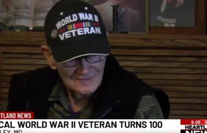 El veterano local de la Segunda Guerra Mundial cumple 100 años