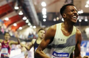 Yared Nuguse (Mile), Grant Fisher (3000m) estableció nuevos récords mundiales en interiores en Millrose Games en la ciudad de Nueva York