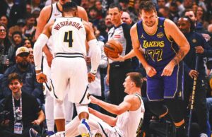 Luka Doncic se parece a sí mismo en la victoria 123-100 de los Lakers sobre Nuggets