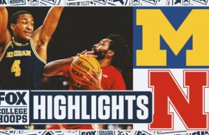 No. 15 Michigan Wolverines vs. Nebraska Cornhuskers Highlights | Hoops de Fox College