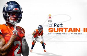 Broncos CB Pat Surtain II nombró a uno de los atletas profesionales del año del Salón de Deportes de Colorado del año