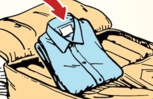 Habilidad de la semana: dobla una camisa de vestir para empacar