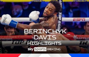 Denys Berincyk v Keyshawn Davis