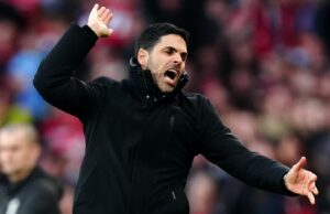 Mikel Arteta se enfurece en el Arsenal exhibición contra West Ham, ya que Paul Merson dice que la carrera por el título con Liverpool ha terminado | Noticias de fútbol
