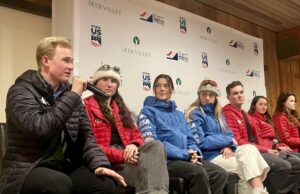 Alli Macuga, Nick Page representa a Park City en la Copa Mundial de Deer Valley