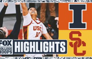 No. 25 Illinois Fighting Illini vs. No. 4 USC Trojans Highlights | Hoops de Fox College