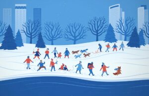 Tome un descanso de invierno en Bradford Beach »Milwaukee urbano