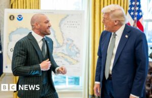 Conor McGregor se encuentra con el presidente estadounidense Donald Trump en la Casa Blanca
