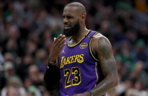 Actualización de lesiones de LeBron James: la estrella de los Lakers podría perder semanas con la cepa de la ingle sufrida frente a los Celtics, por informe