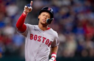Mira: prospecto de los Medias Rojas Kristian Campbell explota el primer jonrón de MLB