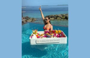 Vacaciones en bikini de Sonal Chauhan en las Maldivas