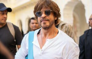 Srk, Madhuri llega a Jaipur para IIFA