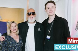 La estrella de EastEnders presenta el arte del hermano del difunto en la exhibición de mudanzas después de un horrible asesinato