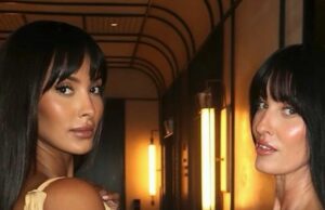 Maya Jama y mamá se parecen a las hermanas en la nueva campaña sensual mientras los amigos de las celebridades aturdían
