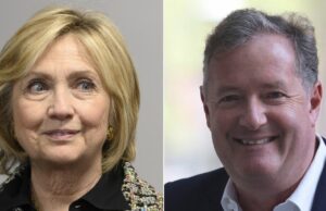 Piers Morgan hace una brecha descarada de Hillary Clinton después de 'Smashing Glass Techo'