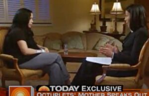 Nadya Suleman reflexiona sobre la entrevista de Ann Curry después de dar la bienvenida a 8 bebés