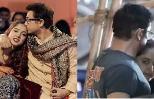 Aamir Khan consuela a la hija Ira Khan con un cálido abrazo mientras se ve emocional durante la reciente salida; Ver video viral