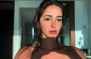¿Viste a Ananya en bikini?
