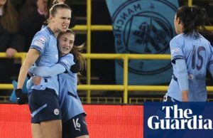 Miedema convierte a Mark como delantero central para darle a la ventaja de ataque de Manchester City | Liga de Campeones Femeninos