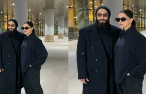 Nada aquí, solo Deepika Padukone y Ranveer Singh convirtieron el aeropuerto en pista; Los fanáticos dicen: 'Su aspecto nunca decepciona'