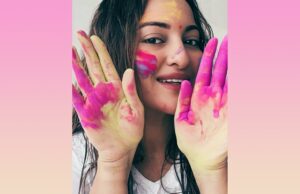 Cómo Sonakshi, Katrina celebró Holi
