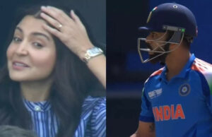 ¡Los fanáticos defienden a Anushka Sharma contra Trolls, quien una vez más culpó a su presencia de que Virat Kohli salga temprano durante el partido de India vs New Zealand! – Ver video