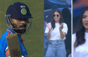 Los internautas lamentan haber trolleado a Anushka Sharma como Virat Kohli obtiene el jugador del partido contra Australia en las semifinales, ¡esto es lo que tienen que decir! | Noticias de la película hindi