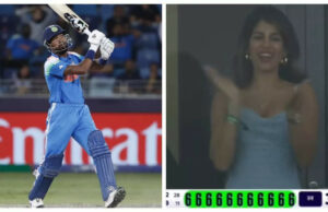 Jasmin Walia interpreta a la animadora de Hardik Pandya mientras aplasta a Sixes consecutivos en India vs Australia Match-Watch |