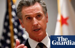 Newsom condenado por 'arrojar personas trans en autobús' después de un comentario deportivo | Gavin Newsom