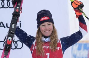 Mikaela Shiffrin termina el tercero, establece el registro de los podios de la Copa Mundial