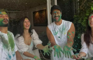 Katrina Kaif y Vicky Kaushal desean a todos 'Happy Holi' con algunas fotos familiares perfectas