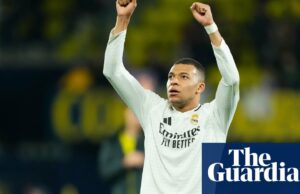 Fútbol europeo: el Brace Quickfire de Mbappé toma el Real Madrid Top of La Liga | Fútbol de clubes europeos