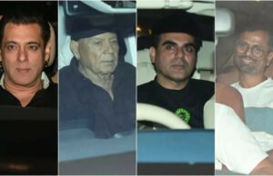 Salman Khan, Salman Khan, Arbaaz Khan, AR Murugadoss y la familia Khan asiste a un rastro especial de Sikandar | Noticias de la película hindi