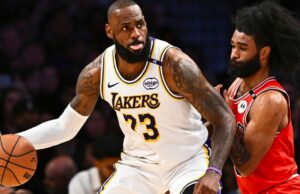 LeBron James regresa de una lesión en la ingle en derrota ante Bulls