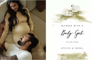 Athiya Shetty y KL Rahul dan la bienvenida a la niña; Kiara Advani, Riddhima Kapoor Sahni y otras celebridades felicitan a la pareja | Noticias de la película hindi