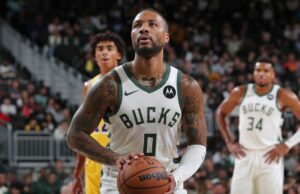 Bucks 'Lillard fuera indefinidamente debido al coágulo de sangre en la pantorrilla