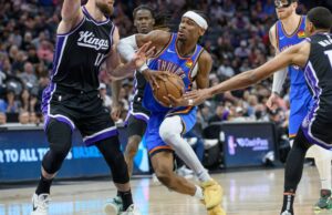 Thunder Roll pasando a Kings, conviértete en el primer equipo de 60 victorias de la temporada