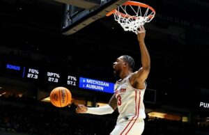 Seguimiento de los Juegos Elite Ocho de Elite Sunday: Houston vs. Tennessee, Auburn vs. Michigan State