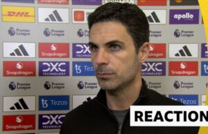 Arteta 'muy frustrado' con el dibujo del Arsenal
