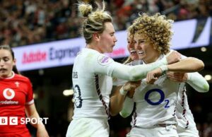 Seis naciones de las mujeres: Inglaterra corre en 11 intentos contra Gales