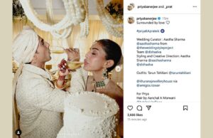 Fotos invisibles de la boda de Priya-Prateik