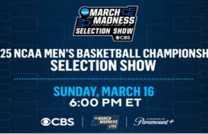 CBS Sports y TNT Sports Present 2025 NCAA Meneball Championship Selection Show en CBS, domingo 16 de marzo a las 6:00 p.m. ET