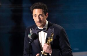 Adrien Brody rompe el récord mundial del discurso de aceptación de los Oscar más largo