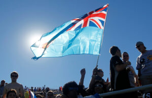 Los aficionados de Fiji se preparan para Hail Mary disparó para calificar para la Copa Mundial