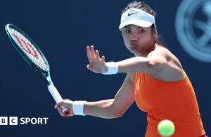 Miami Open: Emma Raducanu, aunque durará 16 después de que McCartney Kessler se retire