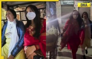 Preity Zinta llega a Kashi Vishwanath en Cycle Rickshaw ya que 'los servicios VIP no estaban disponibles', camina con 'Crazy Crowd': 'Nunca pensé …'