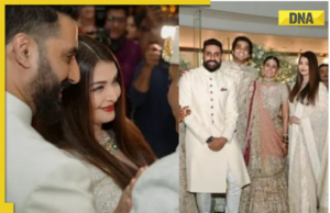Aishwarya Rai, Abhishek Bachchan hace una aparición glamorosa en la boda del hijo de Ashutosh Gowarikar en medio de rumores de divorcio